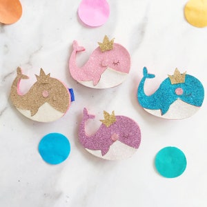 Sparkly Dolphin Hair Clip in Turquoise