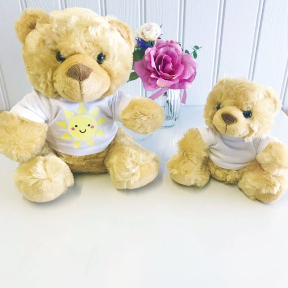 baby's first teddy bear personalised