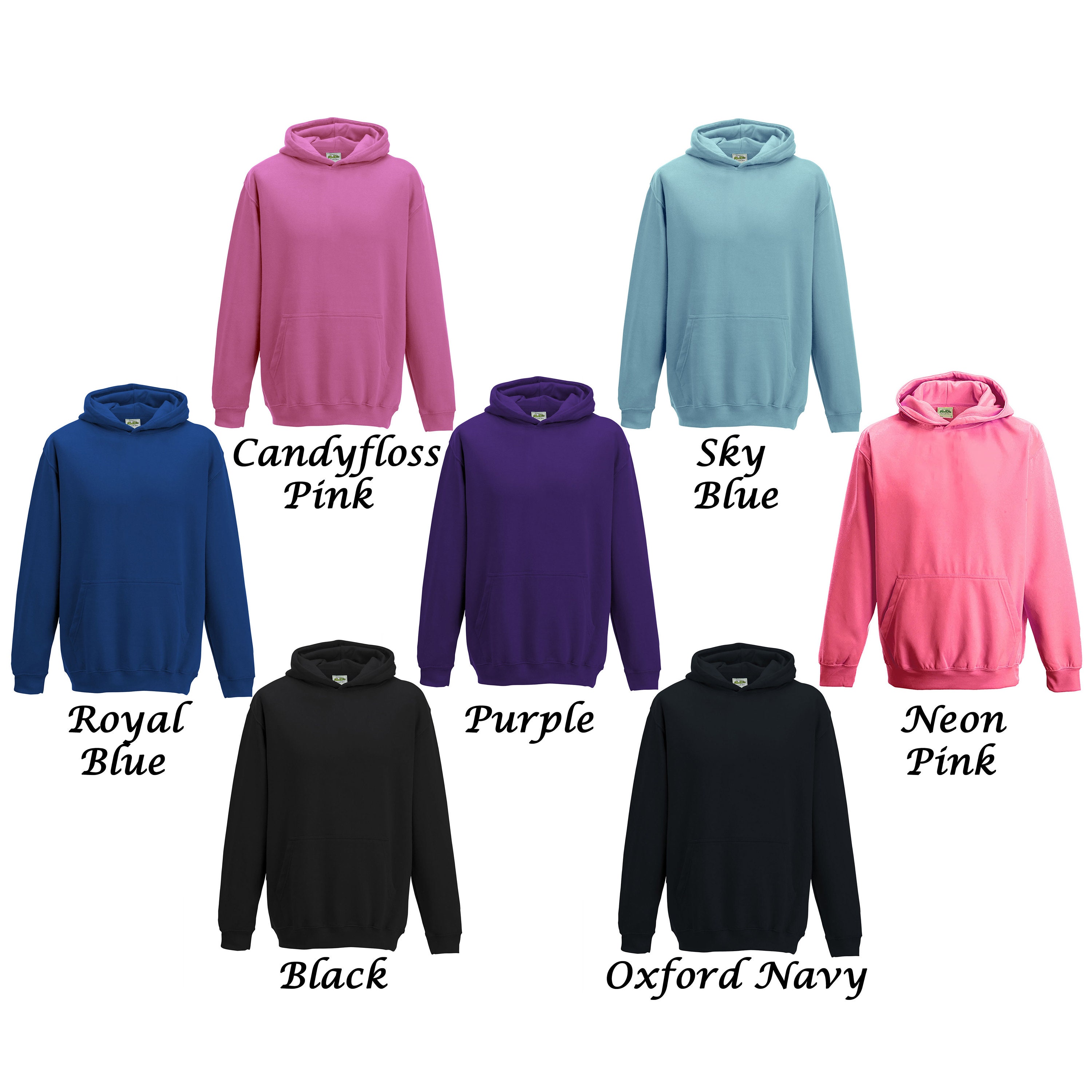 Girls Personalised Horse Riding Hoodie for Activities, Pony Days and Horse Riding - 1108