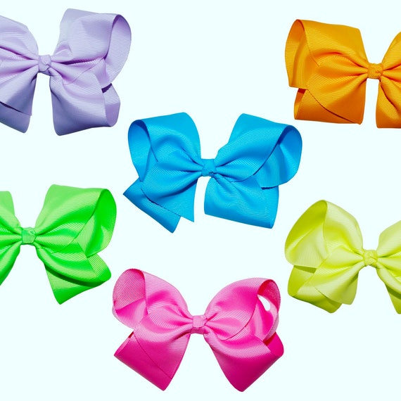 Set of Boutique Hairbows With Knot Centre