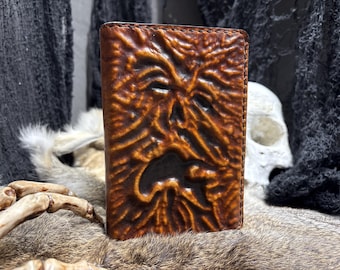 Leather Book of the Dead Field Notebook Cover