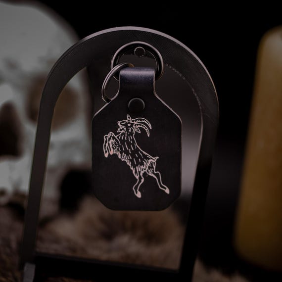 Leather Black Phillip Keychain (Multiple Colors)