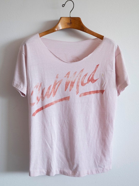 80's Pink Club Med t-shirt