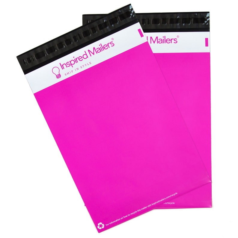 100 shipping bags 9x12 Pink color Poly Mailers Shipping Envelopes