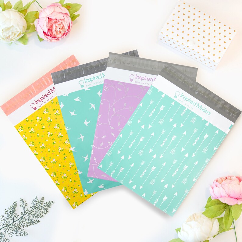 Poly Mailers Variety Pack Pack of 40 10x13 Combo Pack Etsy