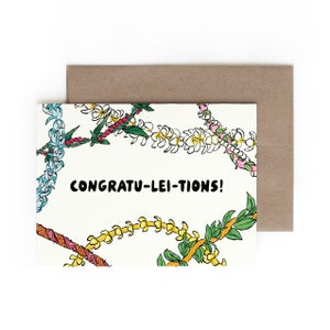 Congratu-lei-tions Card / Made in Hawaii