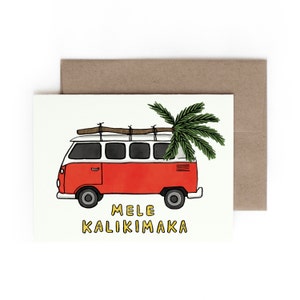 Mele Kalikimaka Holiday Card / Christmas / Made in Hawaii