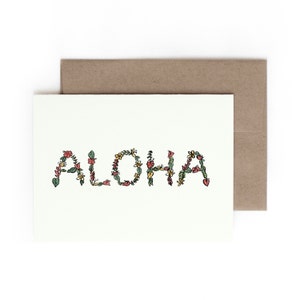 Aloha Greeting Card / Made in Hawaii
