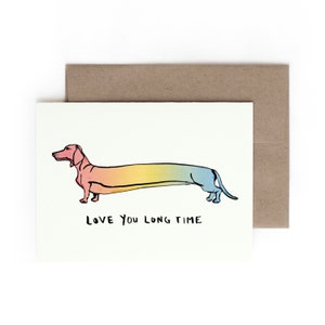 Love You Long Time Greeting Card / Made in Hawaii