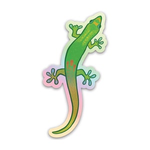 Shaka Gecko Sticker