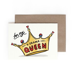 K-Drama Queen Greeting Card / Made in Hawaii