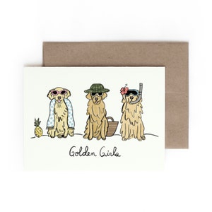 Golden Girls Greeting Card / Made in Hawaii