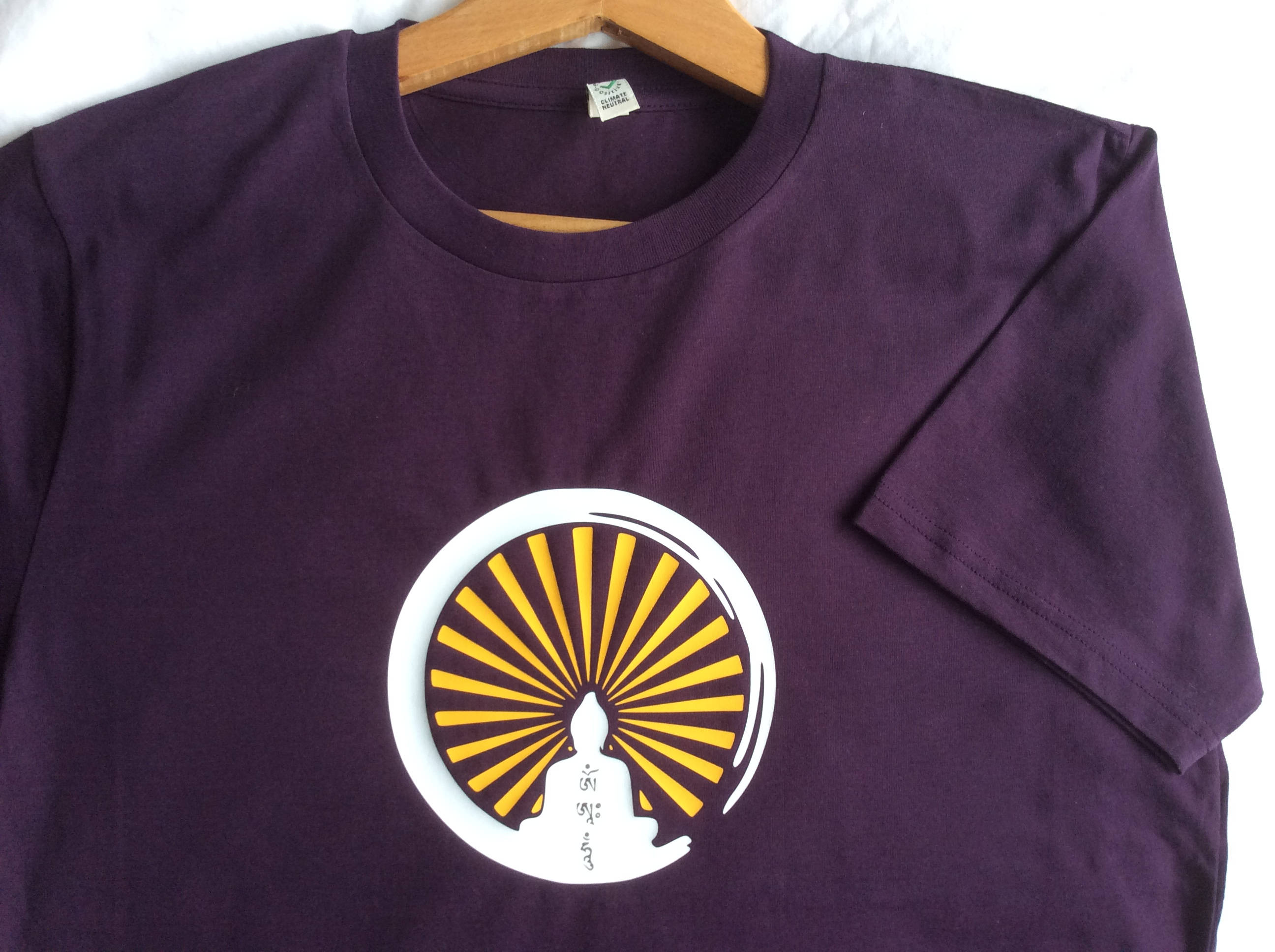 OM AH HUM Buddha Rupa Fairwear Organic 