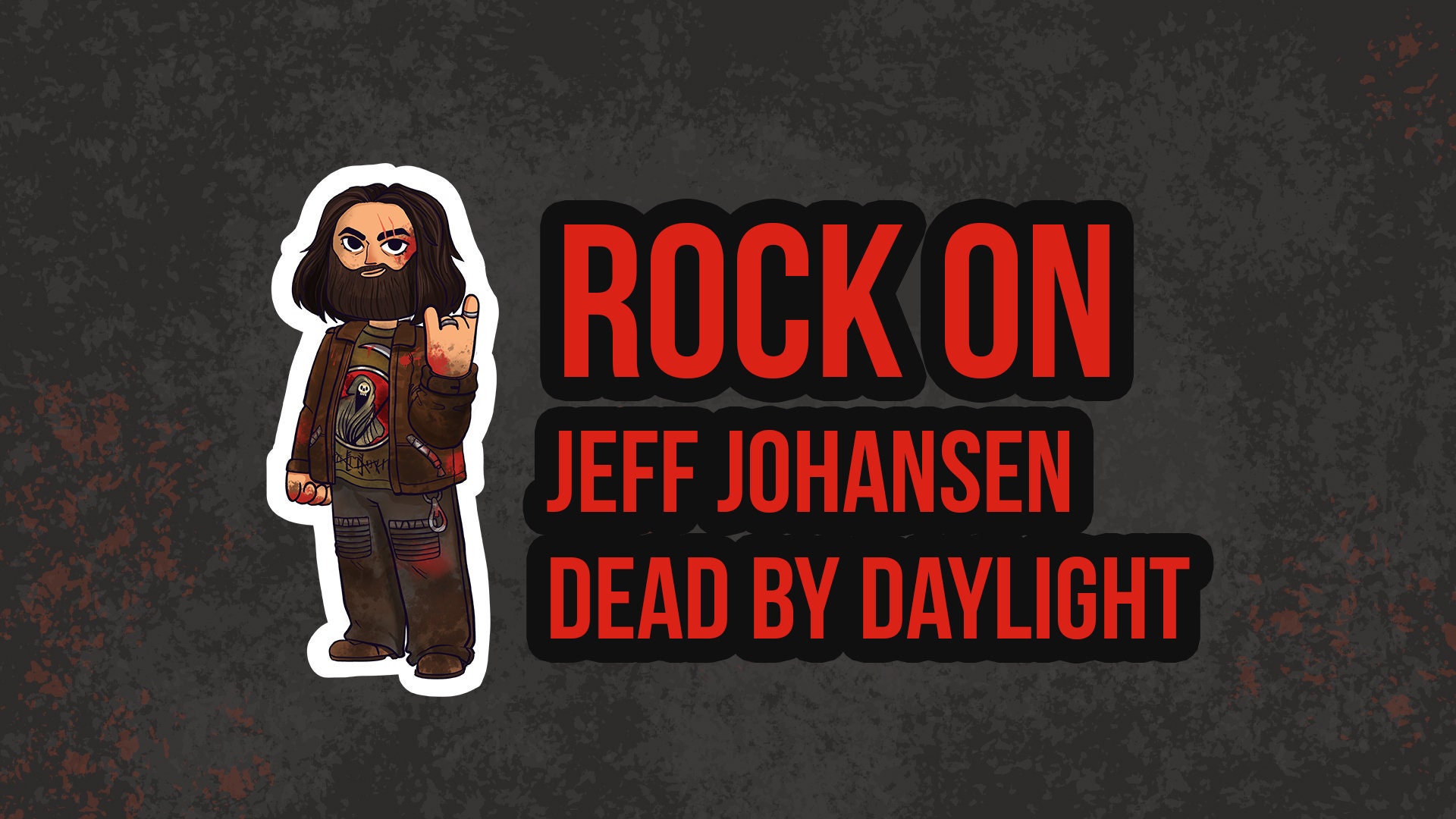 Rock Jeff Johansen From Dead By Daylight Etsy