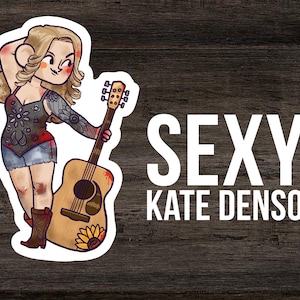 Rock Star Kate Denson with Guitar from Dead by Daylight Sticker