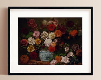 Eugene Delacroix - Basket of Flowers (1849) - Samsung Frame TV Art