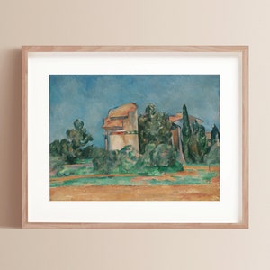 The Pigeon Tower at Bellevue | Paul Cezanne | Printable Wall Art | Cezanne Poster | Vintage Wall Art | Famous Art Print | Digital Download
