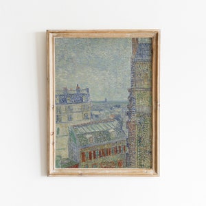 Van Gogh Paris Print | Printable Wall Art | Vincent van Gogh | Printable Art | Van Gogh Poster | Paris Print | Van Gogh | Digital Download