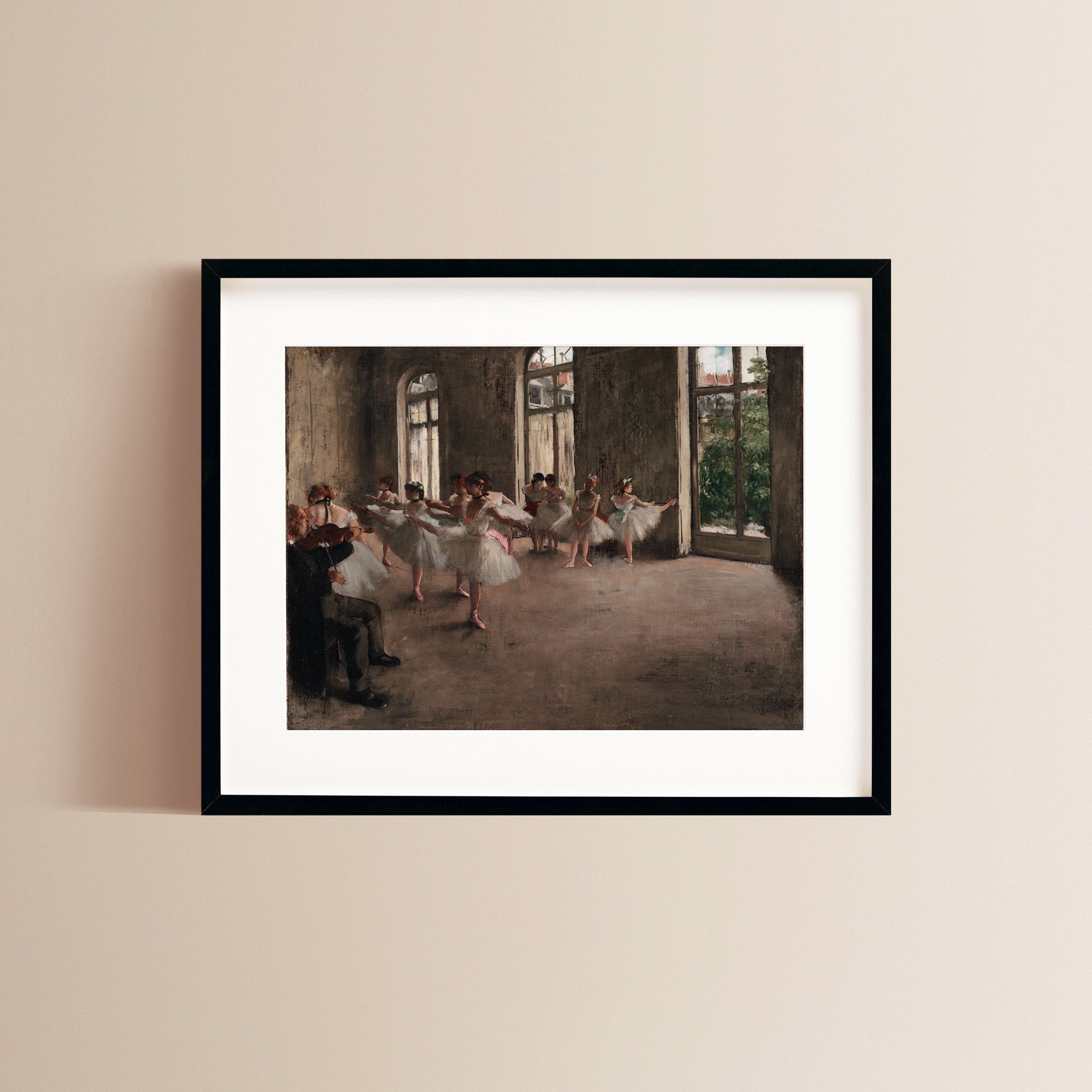 Degas the Rehearsal Print | Printable Wall Art | Edgar Degas | Museum ...