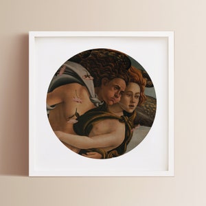 The Birth of Venus Print | Modern Print | Printable Wall Art | Minimalist | Famous Art | Italian Painting | Renaissance | Instant download