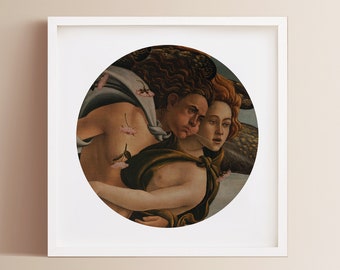 El nacimiento de Venus Imprimir / Impresión moderna / Arte de pared imprimible / Minimalista / Arte famoso / Pintura italiana / Renacimiento / Descarga instantánea