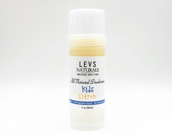 Kids Citron Deodorant | Natural, Aluminum Free