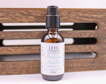 Organic Acne Control Facial Oil | Botanical Skincare