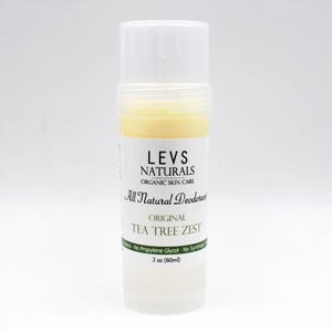 Organic Deodorant, Original Tea Tree Zest
