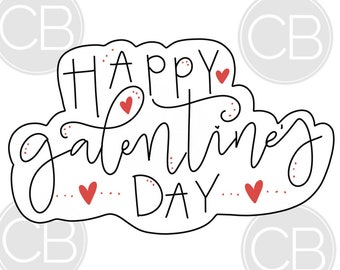 Galentine's Day Cookie Cutter; Galentine Cookie Cutter; Valentine's Day Cookie Cutter; Valentine Cookie Cutter