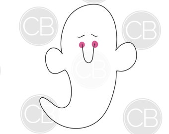 Ghost Cookie Cutter; Halloween Cookie Cutter
