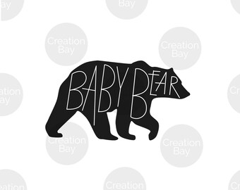 Baby Bear Cookie Cutter; Baby Shower Cookie Cutter; Wilderness Cookie Cutter