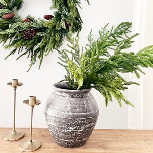 38 Inch Natural Touch Norfolk Pine Branch. Christmas Greenery. Christmas Picks.