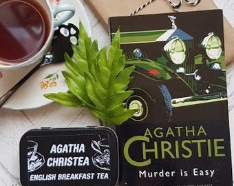 Book Lovers Gift - Agatha Christie Gift  - Murder Mystery Gift - Vintage Paperback Book