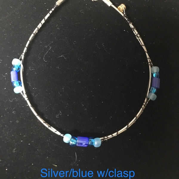 Guitar String Bracelets Etsy