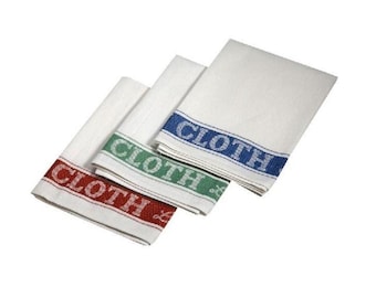 Handmade Pure Linen Tea Towel: Kitchen Dish Glass Cloth