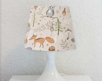 Unikat Tischlampe Nachttischlampe "Mini-Fuchs und Freunde"