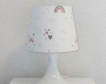 Lampe de table unique lampe de chevet « mini arc-en-ciel rose »