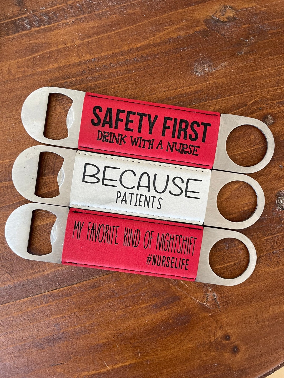 Nurse Bottle Opener Keychain Gift - Stainless Steel With Serpent & Heart Charm, Nurses Prayer