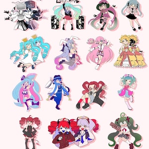Vocaloid/Utau Charms! (Hatsune Miku, Teto, Kaito, Luka, Rin)