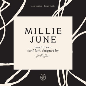 Millie June: A Hand-Drawn Serif Font