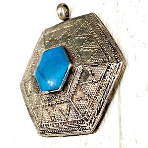 Afghan Tribal Kuchi Pendant Handmade diy Belly Dancing Bohemian Jewelry Findings Traditional Unique Ethnic Vintage Style Antique Design Gift