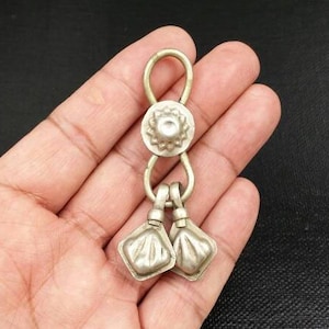 Big Connector Charm Afghan Kuchi Tribal Vintage Antique Belly Dance Costume Dress diy Earrings Yoga Mala Necklace Bohemian Jewelry Findings.