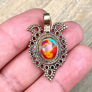 1 Kuchi Pendant Belly Dance Costume Dress Vintage Design Charm Afghan Tribal Wear diy Earrings Yoga Mala Necklace Bohemian Jewelry Findings