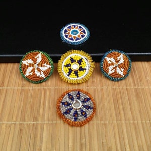 5 Dress Patches Belly Dancing Costume Supply Afghan Kuchi Handmade Vintage Sew On Panels Banjara Tribal Bohemian Clothing Jewelry Findings.