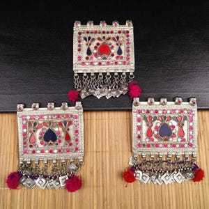 Afghan Tribal Kuchi Anhänger Handmade Antique Vintage Bauchtanz Gürtel Kostüm Kleid Versorgung diy Yoga Mala Halskette Boho Schmuck Zubehör