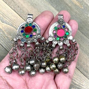 Vintage Coins Pendants DIY Belly Dancing Belt Costume Dress Supply Handmade Antique Rare Charm Afghan Kuchi Tribal Bohemian Jewelry Findings