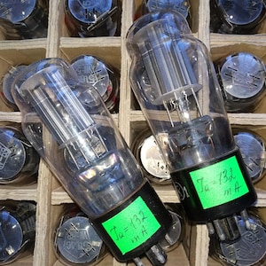 2 pcs 5C4S = 5Z4, 5Z4GT, 5U4C Rectifier Tube Cobra MATCHED PAIR Same Year 1961 NEW