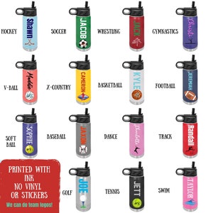 sports water bottle, back to school tumbler, school water bottle, soccer bottle, school tumbler, football bottle, basketball bottle