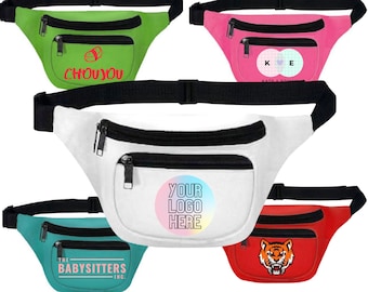 Fanny Pack - Logo - Bum Bag - Hip Bag - Belt Bag - Party Favors - gift for him Gift for her - Personalized Gift - promotional items - custom