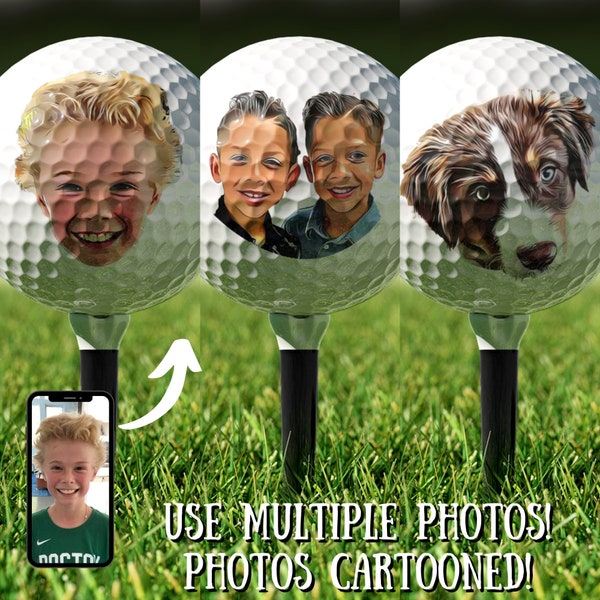 specialdesignade golfbollar, golfpresent, present till golfare, fars dag-present, present till make, present till morfar, present till marskalk, present till best man, golfboll